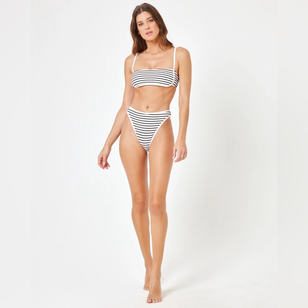 L*Space Black and White Bikini